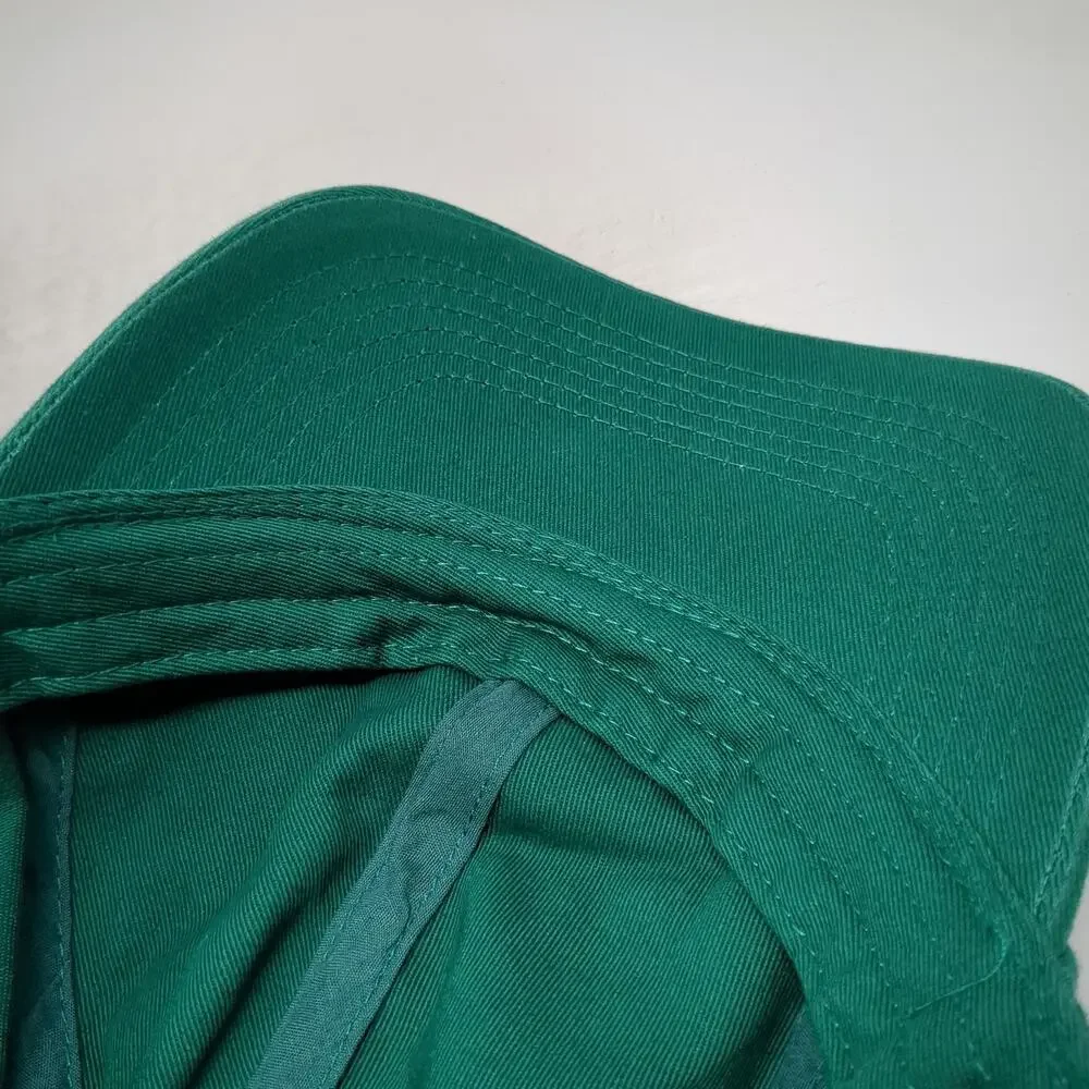 Getaway Baseball Cap Green One Size Slideback Hat EST 2015 Cotton Unstructured